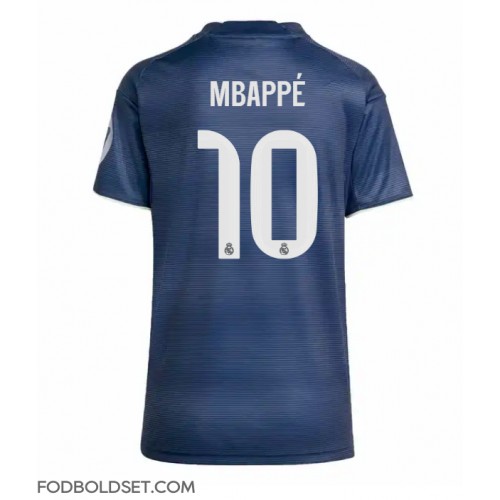 Real Madrid Kylian Mbappe #10 Udebanetrøje Dame 2025-26 Kortærmet